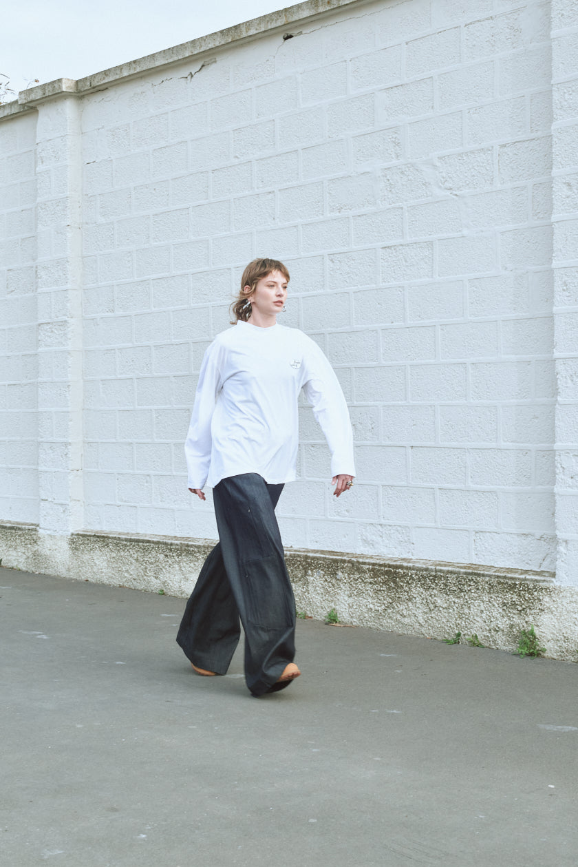 Longsleeve Logo T-Shirt White